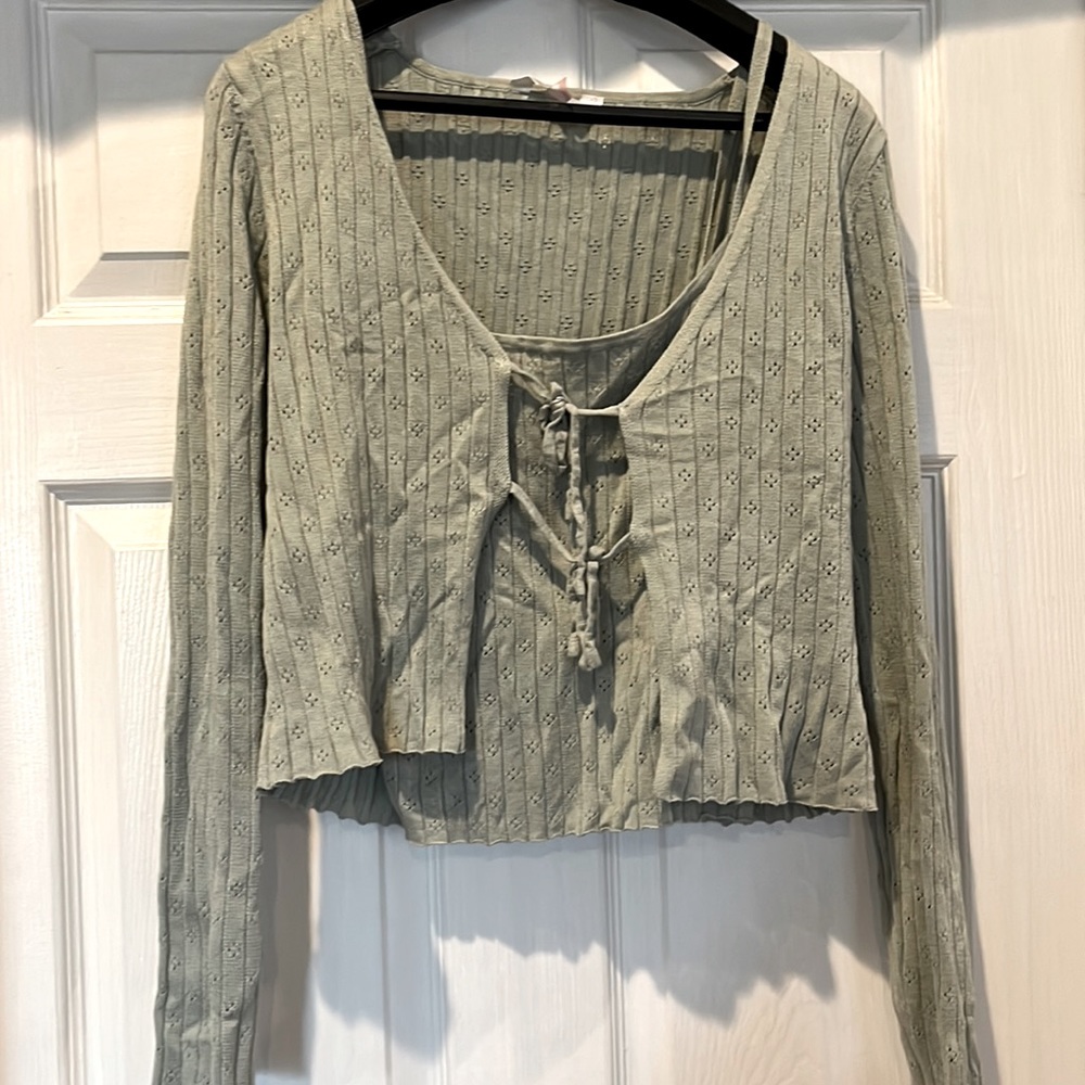 Large Green Two piece set barely worn